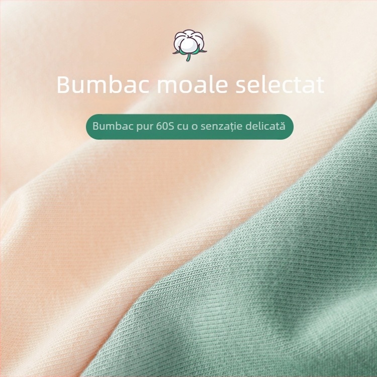 Lenjerie intimă fără sudură, din bumbac pur, pentru femei, antibacteriene, respirabile, tip nor, care nu ciupesc, pachet de patru