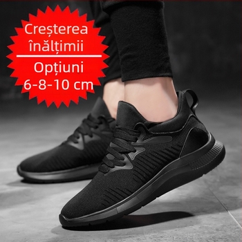 Pantofi sport pentru bărbați cu creștere în înălțime, toamna 2023, pantofi sport respirabili pentru bărbați cu 10 cm, pantofi sport invizibili cu creștere în înălțime, 6 mesh, pantofi sport pentru bărbați, 8