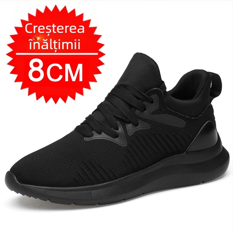 Pantofi sport pentru bărbați cu creștere în înălțime, toamna 2023, pantofi sport respirabili pentru bărbați cu 10 cm, pantofi sport invizibili cu creștere în înălțime, 6 mesh, pantofi sport pentru bărbați, 8