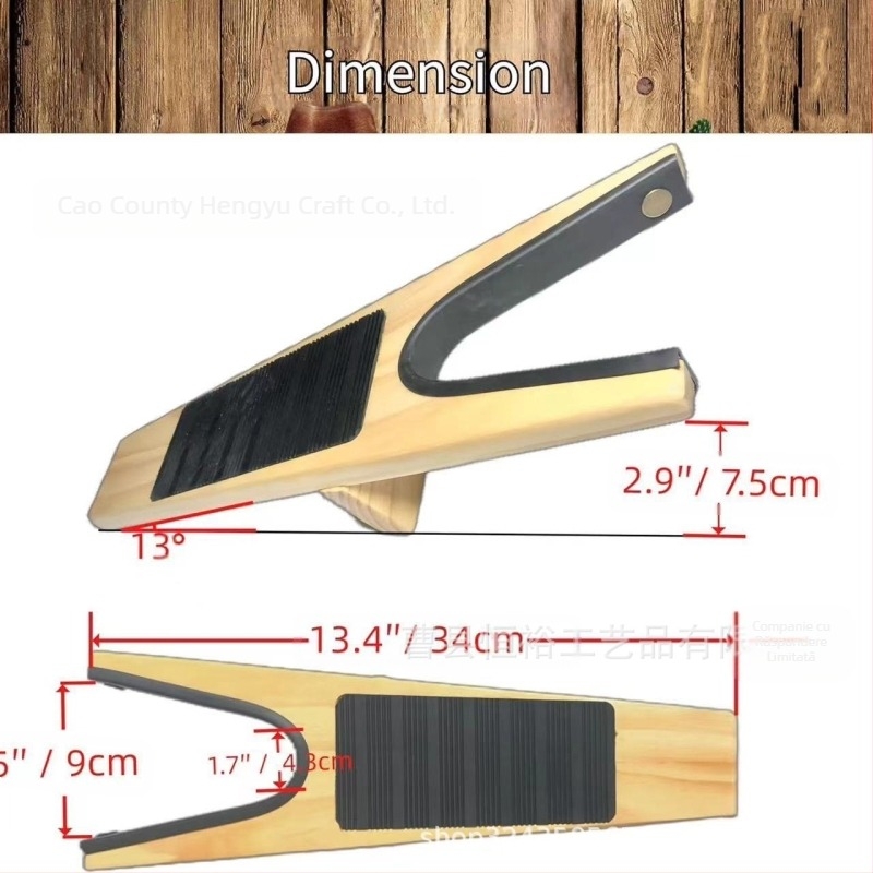 Decapant pentru ghete Martin din lemn, neîndoielnic, pentru femei însărcinate și persoane obeze, placă pentru schimbat pantofi, instrument auxiliar pentru încălțăminte din lemn masiv, fără rănire