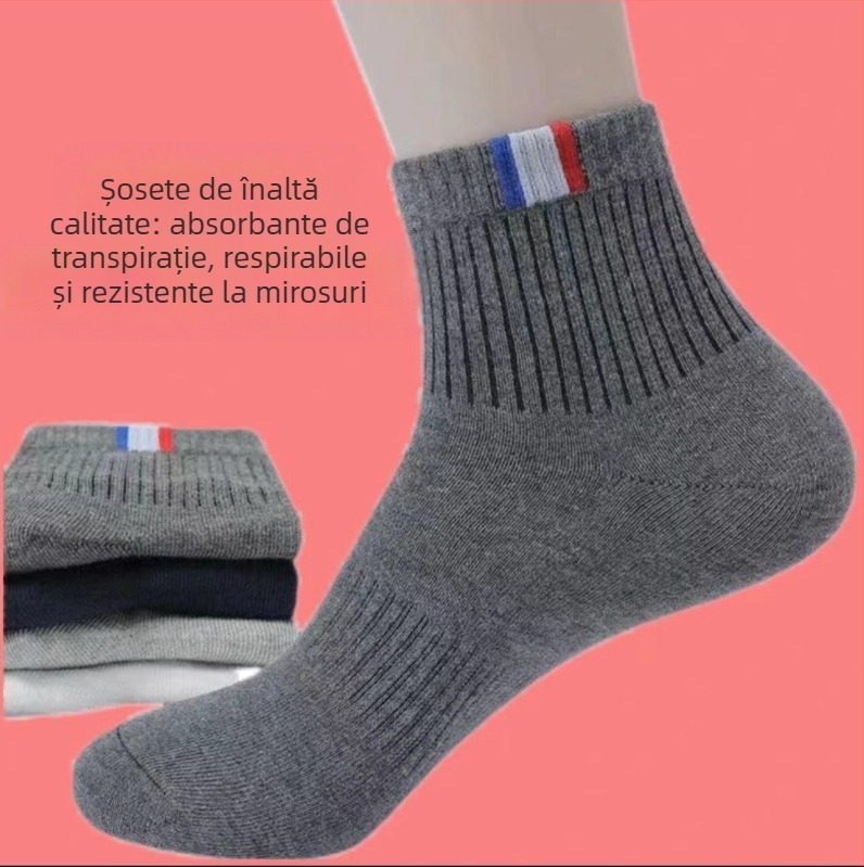 Șosete pentru bărbați până la jumătatea gambei, stil de toamnă și iarnă, șosete lungi, anti-miros, șosete sport la modă pentru baschet, șosete respirabile, absorbante de transpirație pentru bărbați