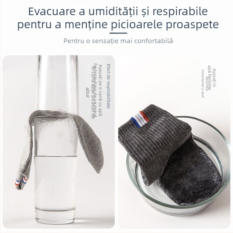 Șosete pentru bărbați până la jumătatea gambei, stil de toamnă și iarnă, șosete lungi, anti-miros, șosete sport la modă pentru baschet, șosete respirabile, absorbante de transpirație pentru bărbați