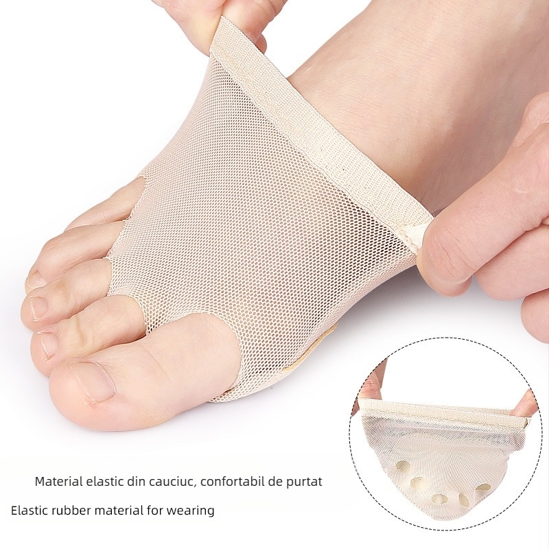 Cinci găuri pentru îngrijirea antepiciorului, protecție pentru degetele de la picioare, husă anti-abraziune, protecție pentru picioare, practică, consumabile pentru dans, antepicior, jumătate de pad