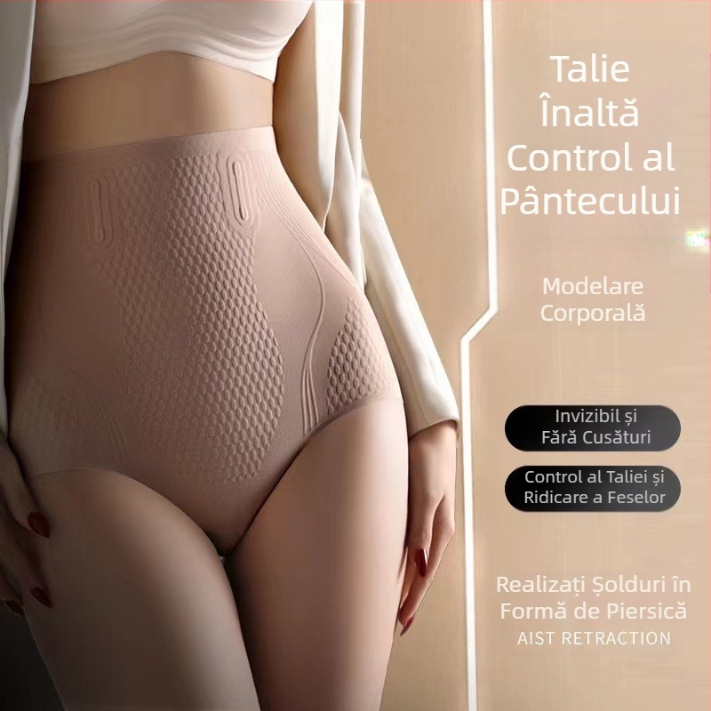 Pantaloni cu talie înaltă, cu suspensie lichidă, pentru controlul abdomenului și ridicarea feselor, control puternic al abdomenului, modelare a șoldurilor, reducere a șoldurilor, lenjerie intimă modelatoare a corpului postpartum pentru femei