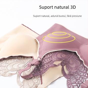 5XL Sutien fără ramă Thailanda Latex Dimensiune mare Lenjerie de corp pentru femei Fluture Spate frumos Sexy Adunat Vestă confortabilă Stil