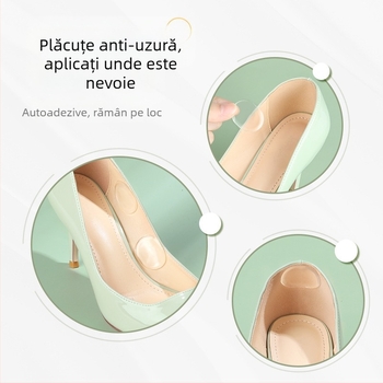 Autocolant anti-uzură pentru picioare, autocolant pentru călcâi, mocasini cu toc înalt pentru femei, purtați autocolant invizibil pentru pantofi, autocolant anti-cădere pentru călcâi, schimbare mare mică