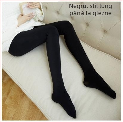 Colanți exteriori tricotați de înaltă elasticitate, căptușiți cu fleece, pentru toamnă și iarnă, pantaloni îngroșați dintr-o singură bucată, cu model iluzie, fără cusături și călduroși