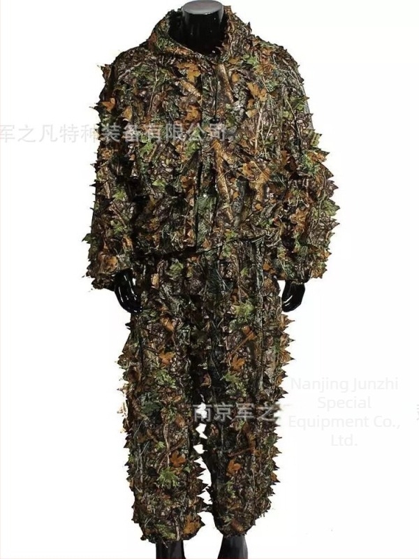 Costum de camuflaj 3D Bionic Maple Leaf, pelerină de invizibilitate, respirabil și confortabil, costum de camuflaj, fotografie, fotografiere de păsări, pelerină