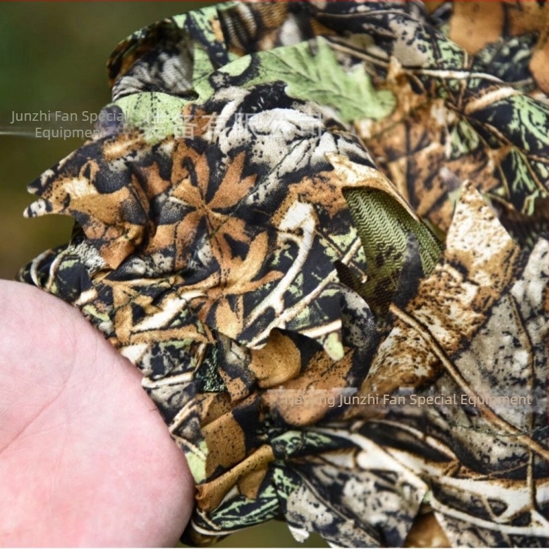 Costum de camuflaj 3D Bionic Maple Leaf, pelerină de invizibilitate, respirabil și confortabil, costum de camuflaj, fotografie, fotografiere de păsări, pelerină