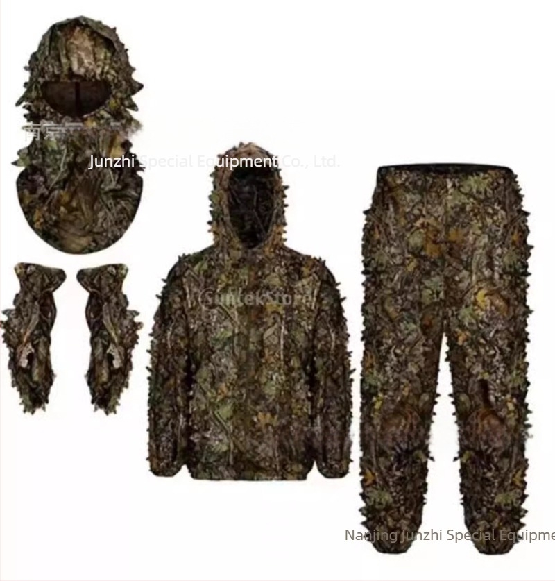 Costum de camuflaj 3D Bionic Maple Leaf, pelerină de invizibilitate, respirabil și confortabil, costum de camuflaj, fotografie, fotografiere de păsări, pelerină