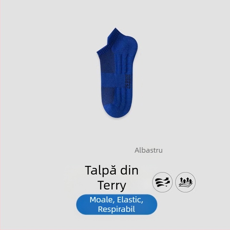 Șosete Zhuji pentru bărbați, șosete scurte de vară, subțiri din bumbac, deodorante, absorbante de transpirație, sport, băieți, vară, alb-negru, tub scurt, maree