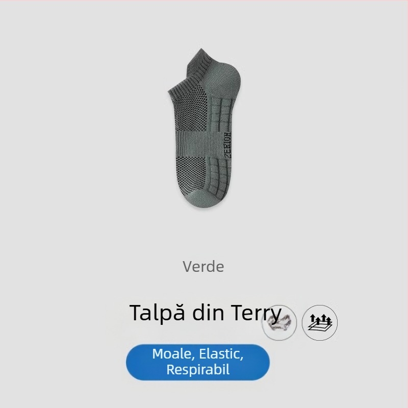 Șosete Zhuji pentru bărbați, șosete scurte de vară, subțiri din bumbac, deodorante, absorbante de transpirație, sport, băieți, vară, alb-negru, tub scurt, maree