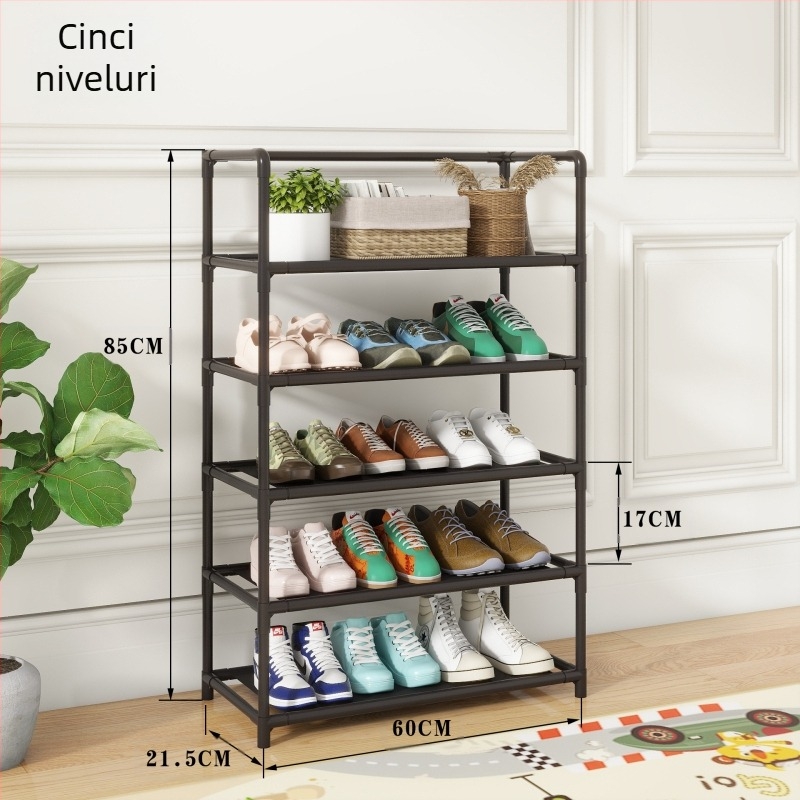 Suport pentru încălțăminte exclusiv transfrontalier, suport simplu pentru încălțăminte pentru depozitare acasă, asamblare ranforsată cu mai multe straturi, soluție minimalistă de depozitare en-gros