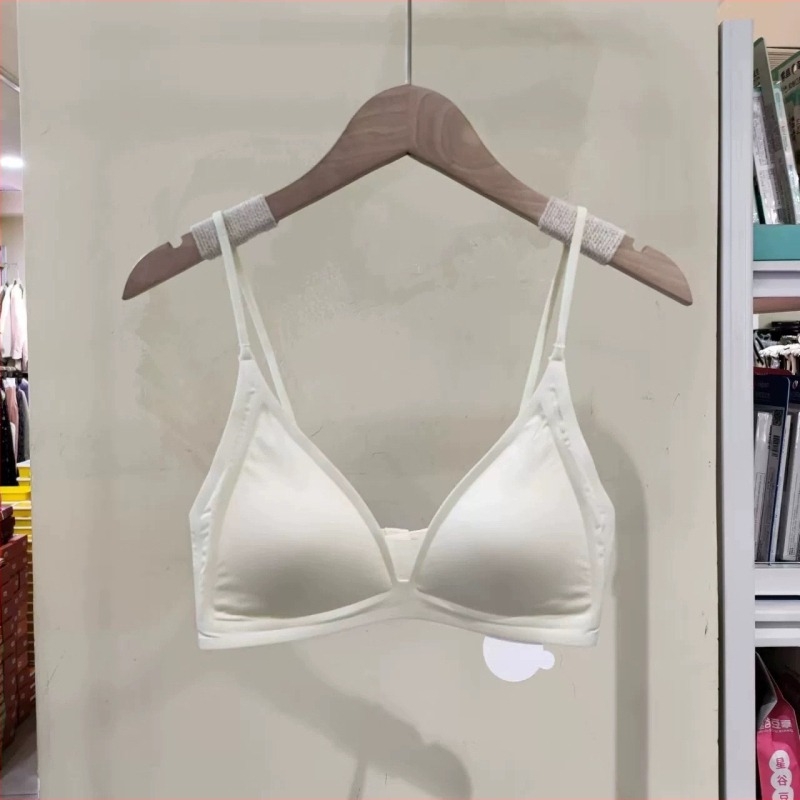 Fengzhixin Original French Deep V Triangle Cup Intimates Fără Margini Frumos Back Fără Cusături Push-Up Sutien de vară subțire
