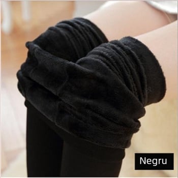 Toamna și iarna, catifea perlată, dintr-o bucată, pantaloni căptușiți cu fleece, colanți îngroșați, culoarea pielii, dresuri calde dintr-o bucată, pantaloni care călcâie