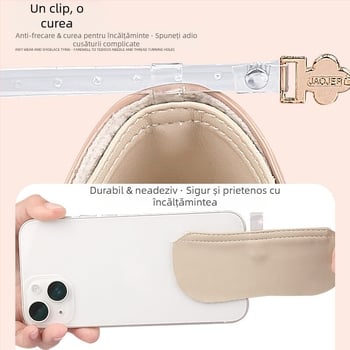 Cizme cu toc înalt cu model trifoi cu patru foi, model daisy, cu șireturi reglabile și fără instalare, curea de fixare invizibilă pentru a preveni călcâiul