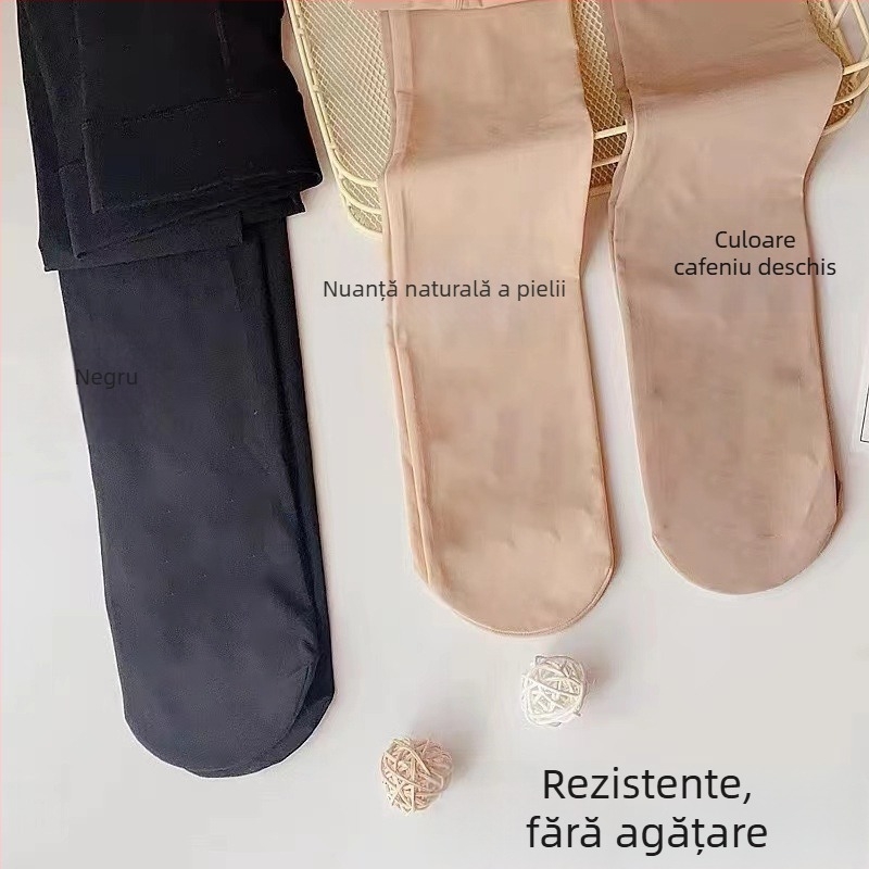 Ciorapi de mătase Zimeixuan, ciorapi subțiri din oțel pentru femei, rezistenți la uzură, anti-cârlige, mătase, anti-alergare, anti-putrezire, rezistenți speciali, nu sunt W18