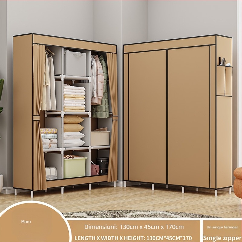 Dulap de depozitare multifuncțional anti-praf din pânză, cel mai bine vândut în America de Sud, pentru dormitor, DIY, asamblare