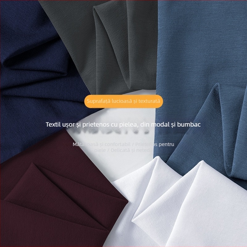 Tricou cu mânecă lungă pentru bărbați, stil anii 50, cu guler înalt, cămașă de lux accesibilă, cu mânecă lungă, casual, stil bărbați