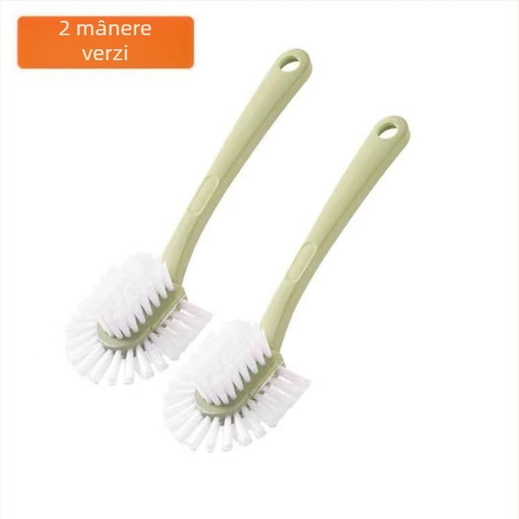 Perie de pantofi cu cinci laturi, perie de curățare multifuncțională cu mâner lung pentru pantofi de uz casnic, perie de curățare multifuncțională fără unghi mort, perie de curățare multifuncțională