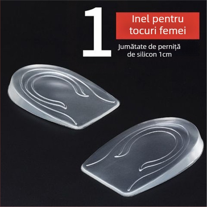 Branturi japoneze pentru creșterea înălțimii, confortabile pentru picioare, pantofi invizibili din piele pentru bărbați, cizme Martin, tampoane din silicon pentru creșterea înălțimii Aj1