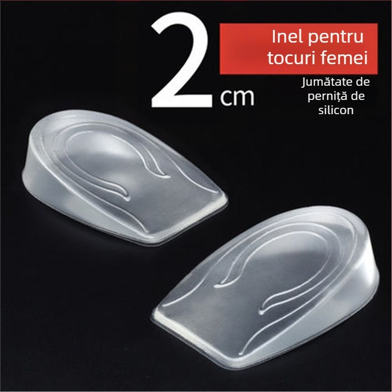 Branturi japoneze pentru creșterea înălțimii, confortabile pentru picioare, pantofi invizibili din piele pentru bărbați, cizme Martin, tampoane din silicon pentru creșterea înălțimii Aj1