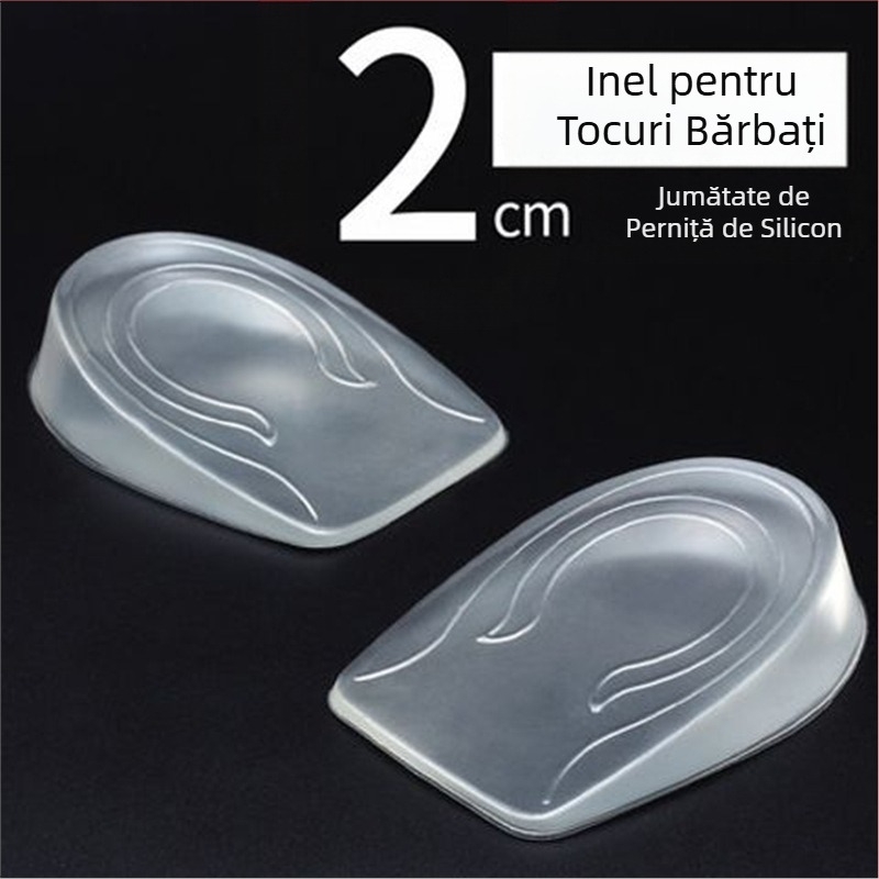 Branturi japoneze pentru creșterea înălțimii, confortabile pentru picioare, pantofi invizibili din piele pentru bărbați, cizme Martin, tampoane din silicon pentru creșterea înălțimii Aj1