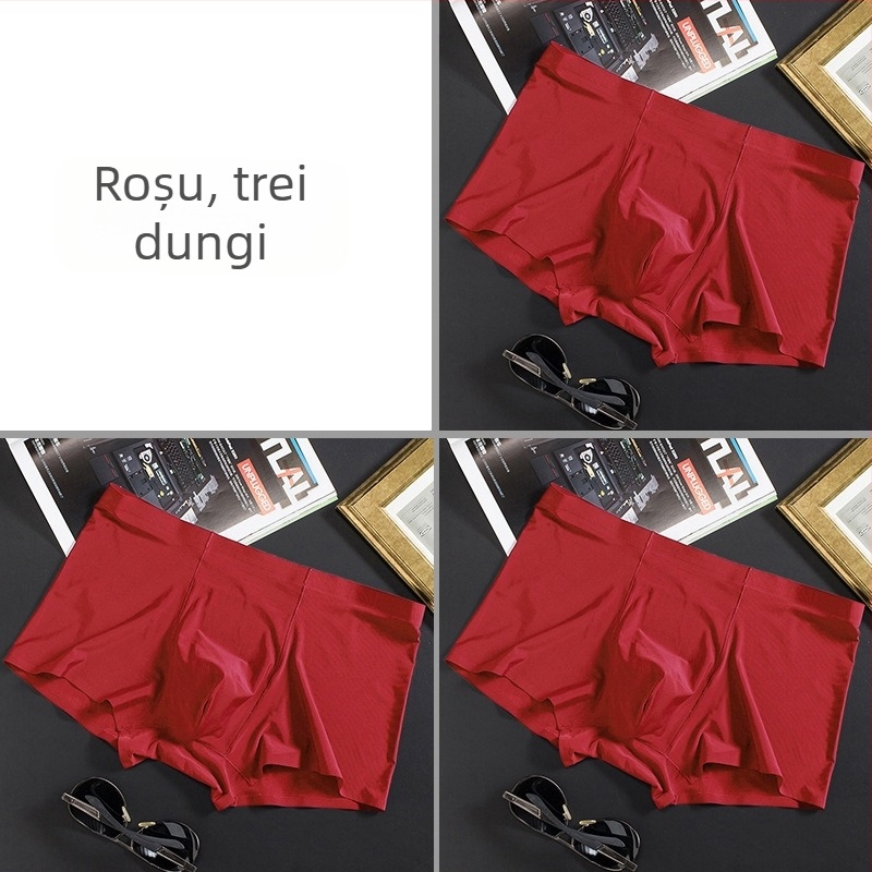 Bărbați, lenjerie intimă subțire, fără sudură, boxeri, chiloți de afaceri, respirabili, de vară, confortabili