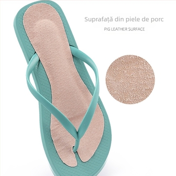 Sandale din piele, sandale autoadezive cu burete 3/4, cu suport moale pentru recul, absorbție de șocuri, antiderapante, cu burete de jumătate de mărime