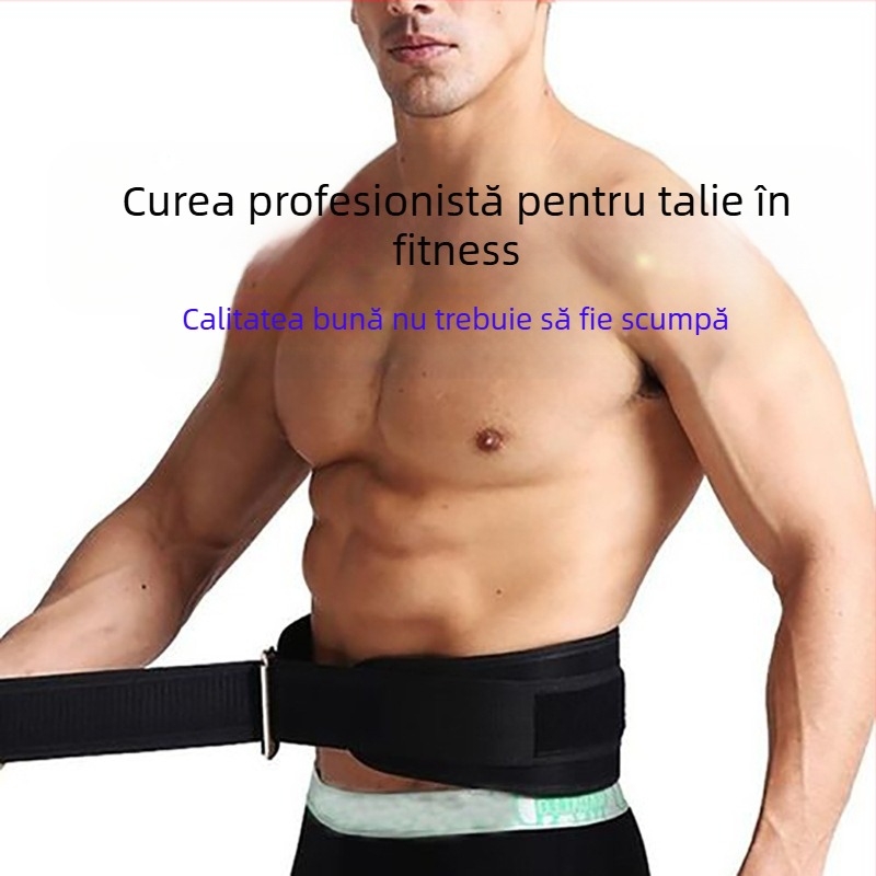 Centură de fitness pentru bărbați, centură de susținere a genuflexiunilor, centură de forță pentru ridicarea greutăților, centură profesională cu cataramă rapidă pentru femei, strângere abdominală și respirabilă