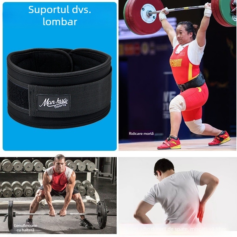 Centură de fitness pentru bărbați, centură de susținere a genuflexiunilor, centură de forță pentru ridicarea greutăților, centură profesională cu cataramă rapidă pentru femei, strângere abdominală și respirabilă