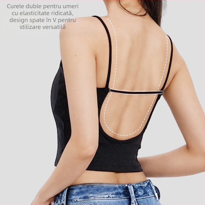 Bretele Big Orange Secret, spate frumos, sexy, pentru fete, cu bretele, cu pernă de piept, fără uzură, vestă interioară, en-gros, din fabrică
