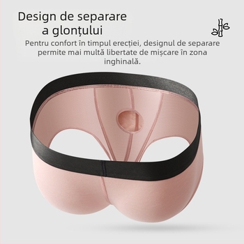 Lenjerie intimă detașată pentru bărbați, cu model Gun-Shot, tip U, convex, cu buzunar mare, personalizată, confortabilă și respirabilă, boxeri