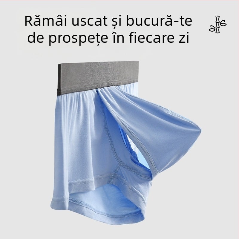 Lenjerie intimă detașată pentru bărbați, cu model Gun-Shot, tip U, convex, cu buzunar mare, personalizată, confortabilă și respirabilă, boxeri