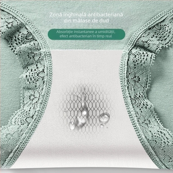 Meiyasi, chiloți eleganți din dantelă, din mătase, cu talie înaltă, din bumbac, pentru femei, lenjerie intimă, cu ridicare a fundului și control al abdomenului