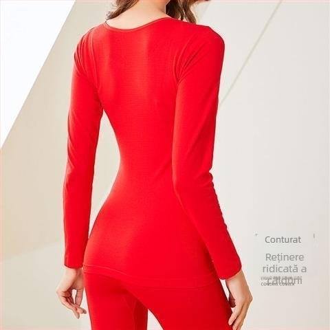 Lenjerie termică cu temperatură constantă, bază invizibilă, corp ultra-subțire, strângere la căldură, dimensiuni mari, haine de frumusețe pentru piele, toamnă, haine și pantaloni, set