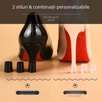 Toc stiletto protector capac silențios tocuri înalte accesorii toc toc înlocuire toc capac amortizor pad rezistent la uzură capac amortizor