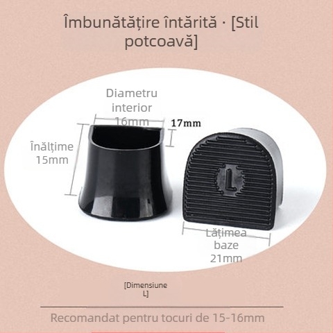 Toc stiletto protector capac silențios tocuri înalte accesorii toc toc înlocuire toc capac amortizor pad rezistent la uzură capac amortizor