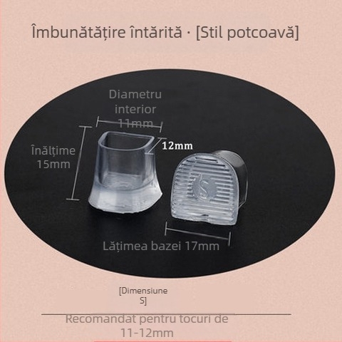 Toc stiletto protector capac silențios tocuri înalte accesorii toc toc înlocuire toc capac amortizor pad rezistent la uzură capac amortizor