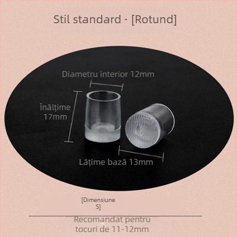 Toc stiletto protector capac silențios tocuri înalte accesorii toc toc înlocuire toc capac amortizor pad rezistent la uzură capac amortizor