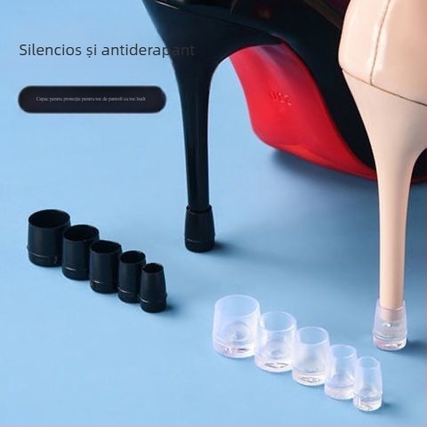 Toc stiletto protector capac silențios tocuri înalte accesorii toc toc înlocuire toc capac amortizor pad rezistent la uzură capac amortizor