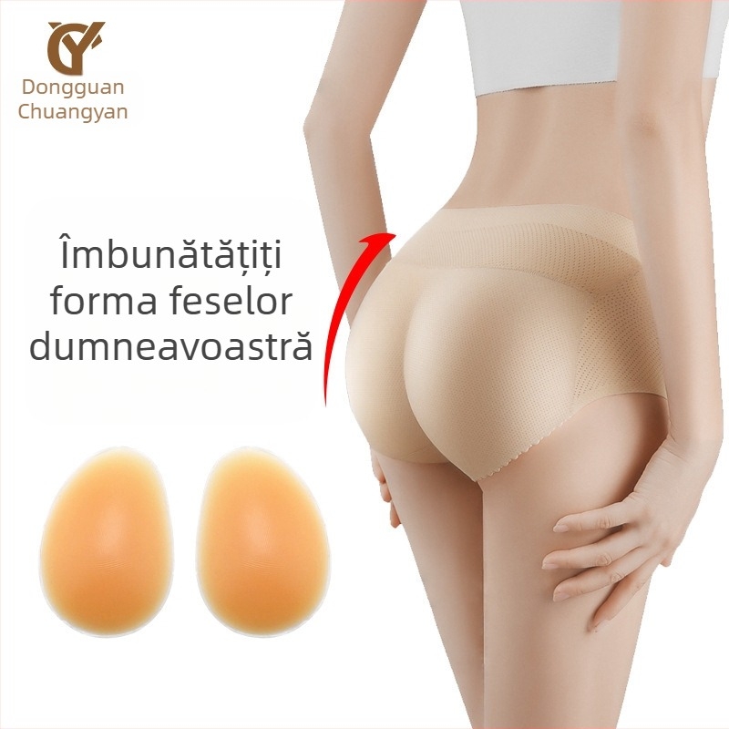 Transfrontalieră, vânzare fierbinte, silicon fals, fund și șold, tampoane autoadezive naturale, fără sudură, șold, tampoane de ridicare a liniei șoldului, boost, artefact