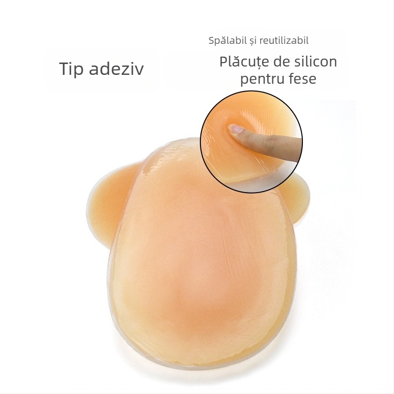 Transfrontalieră, vânzare fierbinte, silicon fals, fund și șold, tampoane autoadezive naturale, fără sudură, șold, tampoane de ridicare a liniei șoldului, boost, artefact