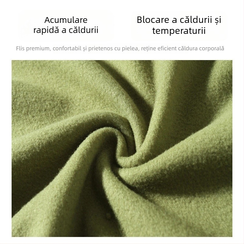 Toamna și iarna nou costum pentru bărbați, căptușit cu fleece, hanorac îngroșat, jachetă din fleece, jachetă cu fermoar larg, top la modă pentru fitness
