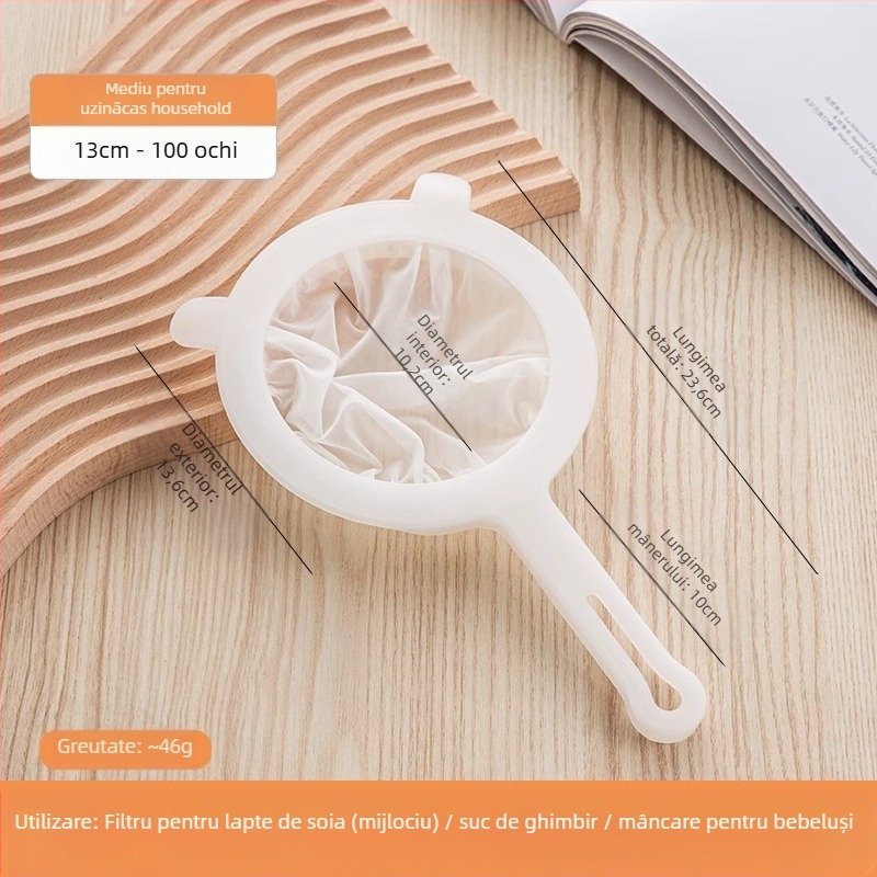 Storcător de suc ultra-fin pentru bebeluși, filtru de lapte de soia, sită anti-scurgere, bucătărie, filtru de rupere a peretelui, filtru de lapte de soia