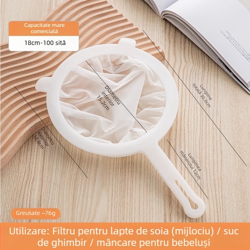 Storcător de suc ultra-fin pentru bebeluși, filtru de lapte de soia, sită anti-scurgere, bucătărie, filtru de rupere a peretelui, filtru de lapte de soia