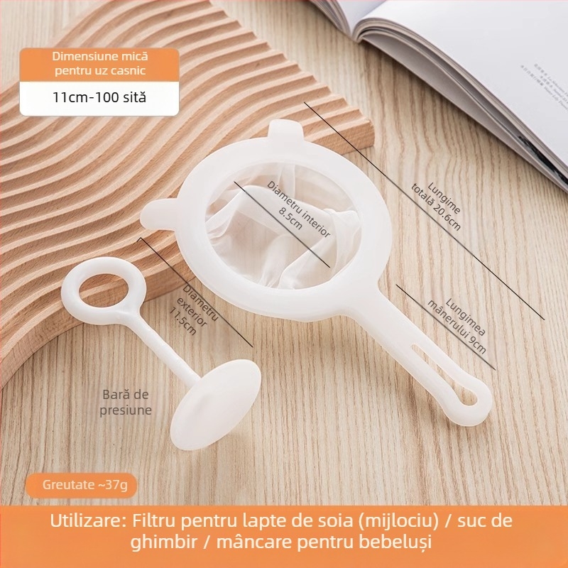 Storcător de suc ultra-fin pentru bebeluși, filtru de lapte de soia, sită anti-scurgere, bucătărie, filtru de rupere a peretelui, filtru de lapte de soia