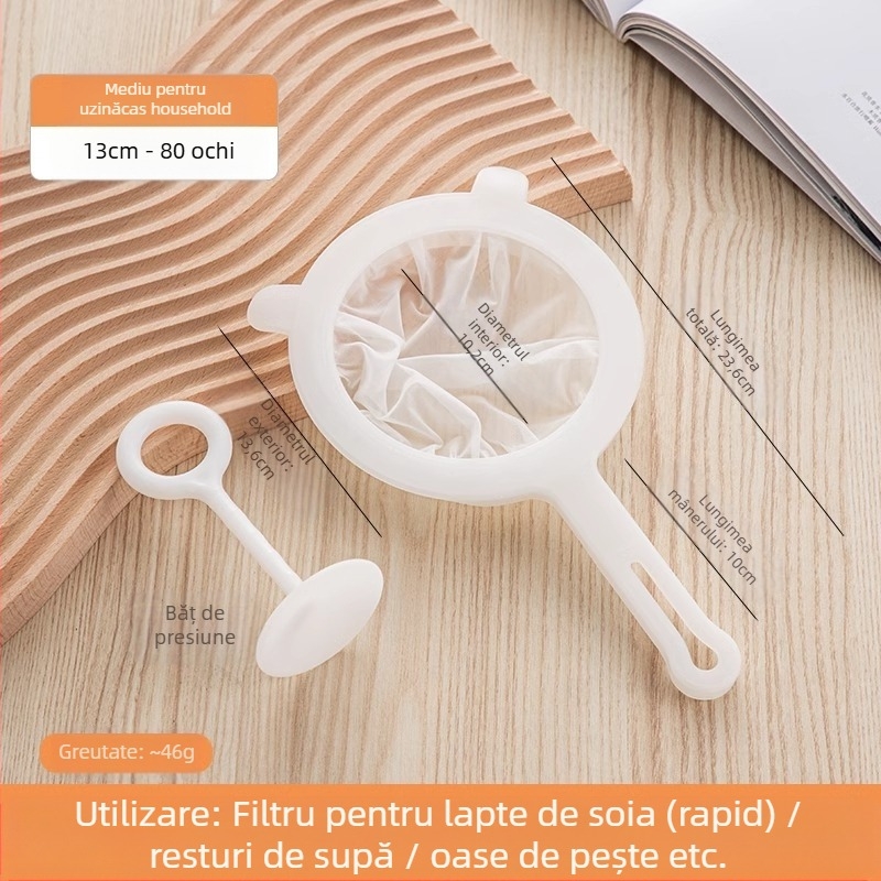 Storcător de suc ultra-fin pentru bebeluși, filtru de lapte de soia, sită anti-scurgere, bucătărie, filtru de rupere a peretelui, filtru de lapte de soia