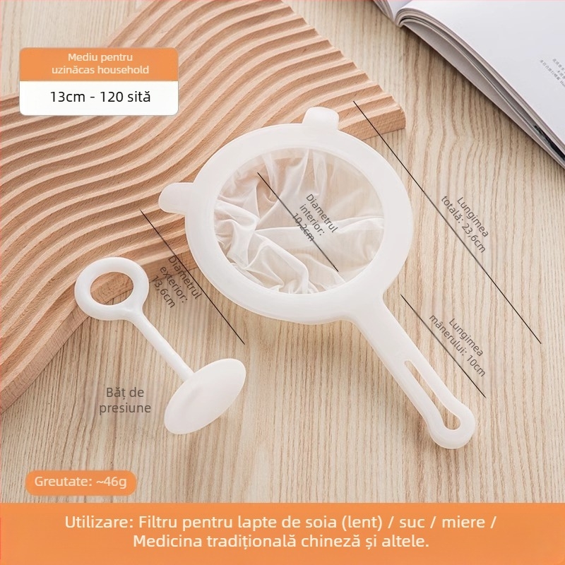 Storcător de suc ultra-fin pentru bebeluși, filtru de lapte de soia, sită anti-scurgere, bucătărie, filtru de rupere a peretelui, filtru de lapte de soia