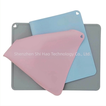 Îngroșat copii Placemat silicon nor izolație termică mat Creative Coaster Pet anti-alunecare scurgeri mat anti-opărire masă mat
